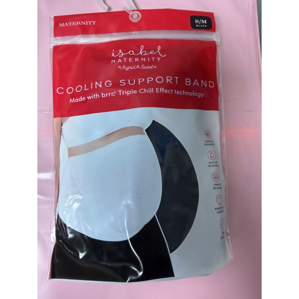 Isabel Maternity‎ by Ingrid & Isabel Cooling Support Band Black S/M T2052